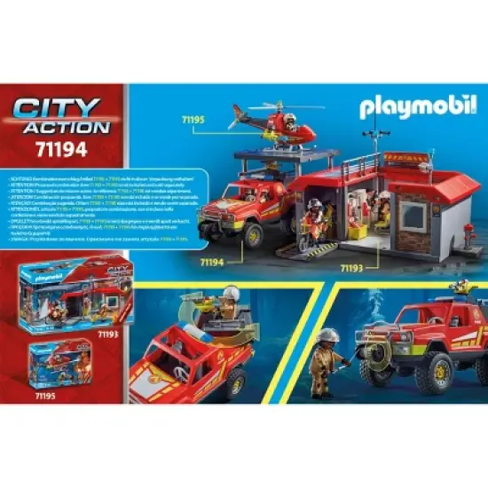 Playmobil Fire Rescue Truck image {3}