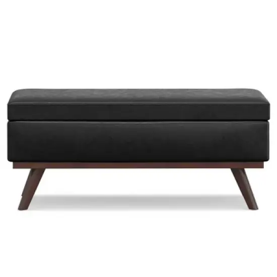Large Ethan Lift Top Coffee Table Storage Ottoman - WyndenHall image {2}