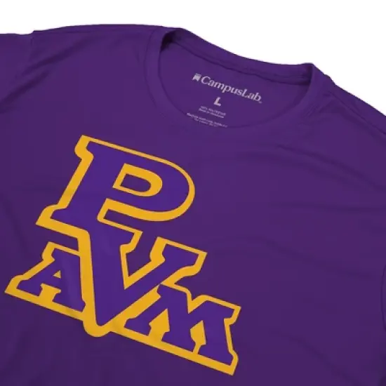 Campus Lab Prairie View A&M University Adult Men's Sport Active T-Shirt Primary Logo image {4}