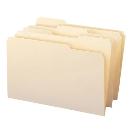 Smead File Folder, Reinforced 1/3-Cut Tab, Legal Size, Manila, 100 Per Box (15334) image {7}