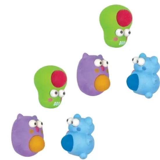 Squishy Eraser Friends (12 Pack) - Adorable 3D Erasers That Squish & Erase image {2}
