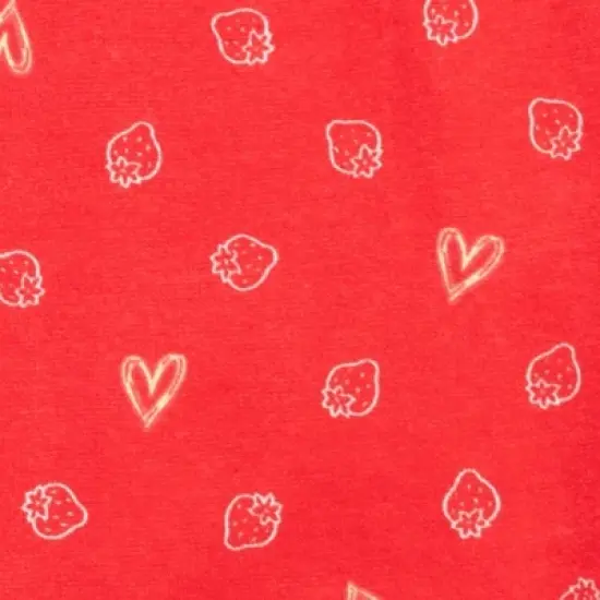 Strawberry Shortcake Pajama Shirt and Pants Sleep Set Red / White  image {5}