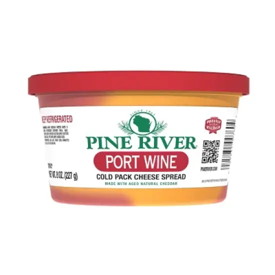 Pine River Port Wine Cold Savoury Cheese Spread - 8oz image {1}