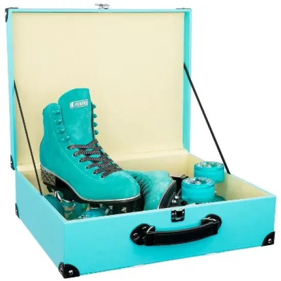Crazy Skates Evoke Roller Skates For Women - Stylish Suede Quad Skates image {6}
