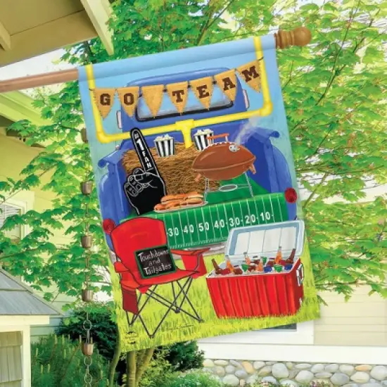 Briarwood Lane Tailgate Truck Summer House Flag Football Sports Goal Post 28" x 40" image {2}