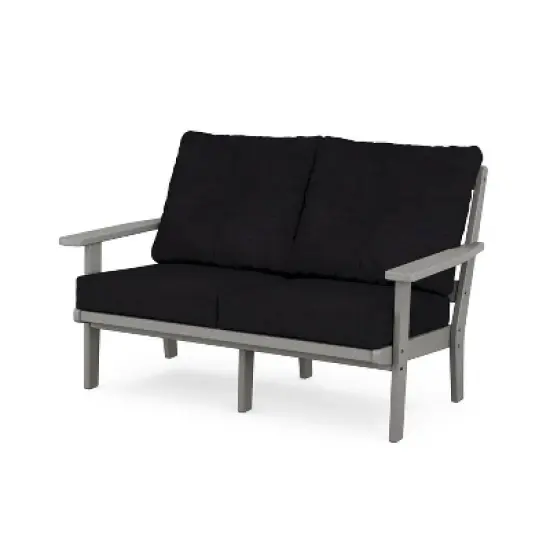 POLYWOOD Prairie Deep Seating Outdoor Patio Loveseat image {5}
