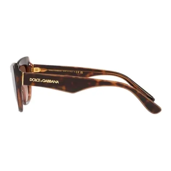 Dolce & Gabbana DG 4417 325613 Womens Cat-Eye Sunglasses Havana/Transparent Brown 54mm image {2}