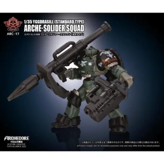 ARC-17-Yggdrasil Arche-Knights Squad 1:35 Scale | ARCHECORE Action figures image {2}