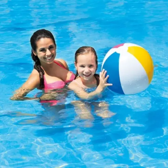 Pool Central Inflatable 6-Panel Swimming Pool Beach Ball  - 16" image {1}