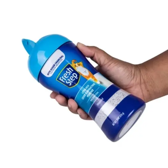 Fresh Step Odor Eliminating Charcoal Powder Cat Litter Box - 15oz image {4}