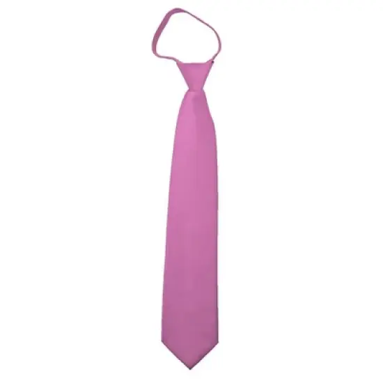 Men's Solid Color Zipper Neckties image {7}