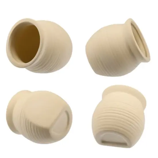 Unique Bargains Ceramic Aquarium Hideaway Rock Cave Fish Tank Decoration Beige Yellow 3.09"x3.07" image {6}