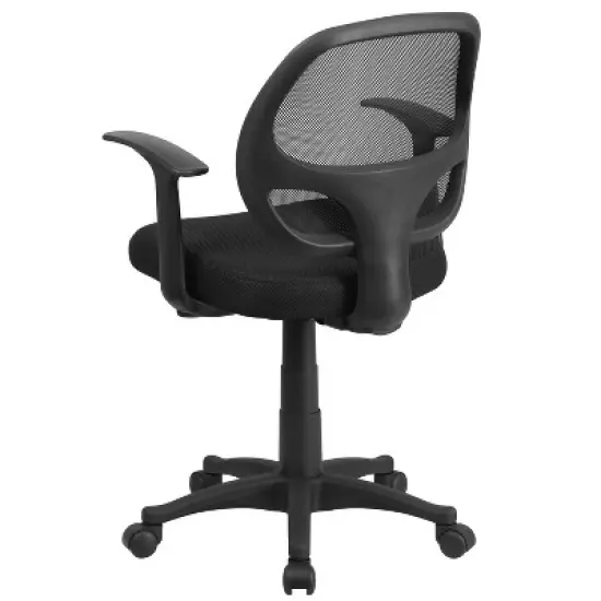 Mid-Back Mesh Computer Chair Black - Belnick image {2}