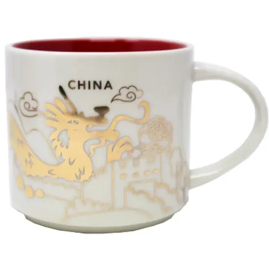 Starbucks You Are Here Series China Ceramic Mug, 14 Oz image {3}