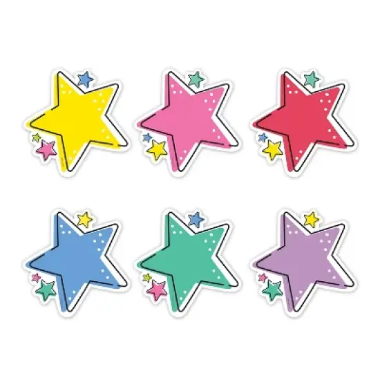 Creative Teaching Press&reg; Star Bright Stars 6" Designer Cut-Outs, Pack of 36 image {5}