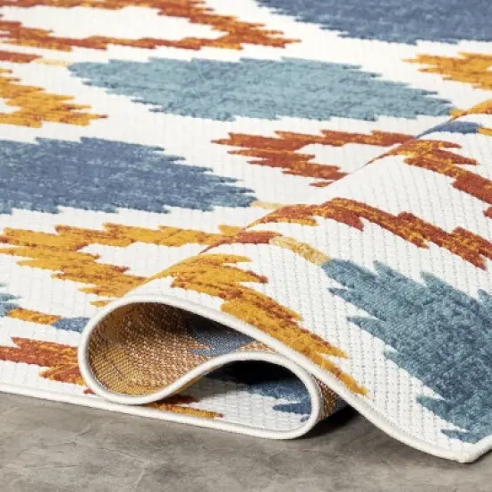 nuLOOM Marcela Geometric Indoor/Outdoor Patio Area Rug image {3}