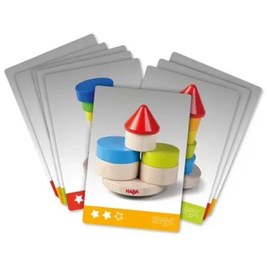 HABA Wobbly Tower Stacking Game (Made in Germany) image {2}