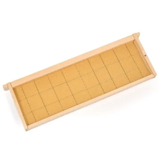 Lehman's Beekeeping Beehive Box, 8 Frame Medium Assembled Super or Brood Honeybee Hive Box with Beeswax Foundation Frames, Amish Made image {2}