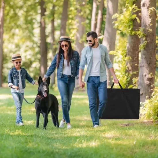 Costway Foldable Bean Bag Toss Cornhole Game Set Tailgate Regulation w/ Carrying Bag image {3}