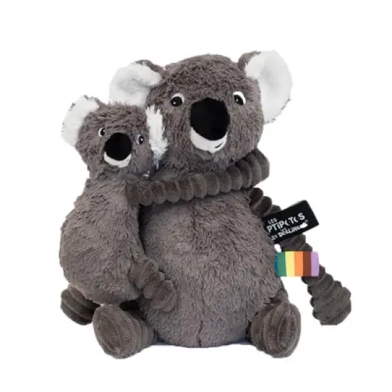 TriAction Toys Les Deglingos Ptipotos Trankilou the Koala Plush | Grey image {1}