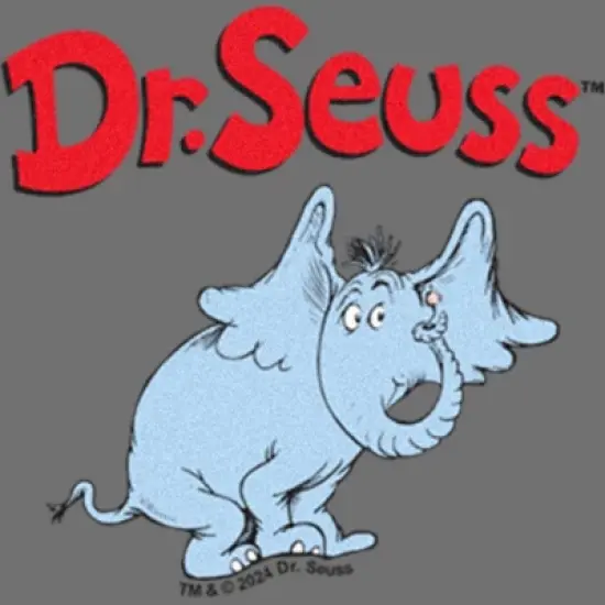 Infant's Dr. Seuss Horton the Elephant Classic Logo  Bodysuit - Athletic Heather - 12 Months image {1}