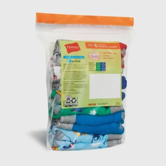 Hanes Toddler Boys' 6pk Briefs - Colors May Vary image {2}