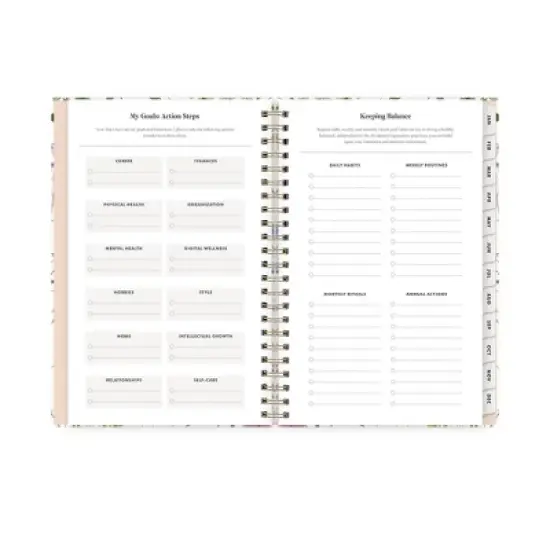 Blue Sky The Everygirl Weekly/Monthly Planning Calendar 5"x8" Poetry Matte Hardcover image {9}