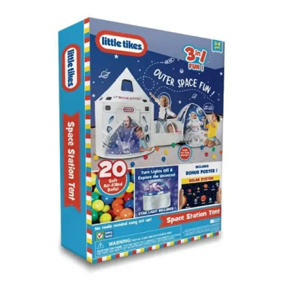 Little Tikes 3 in 1 Space Station Tent with Light image {4}
