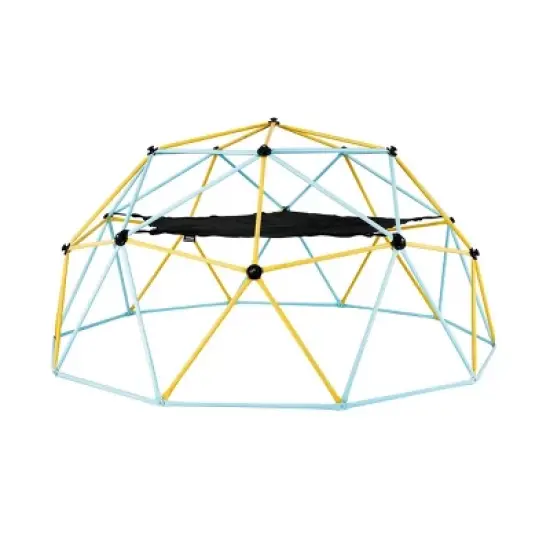 INFURNIC Baby Activity Gyms 10FT Geometric Climbing Dome with Swing and Hammock for Outdoor Fun, Multicolor, 42.31"*11.99"*8.06" image {5}