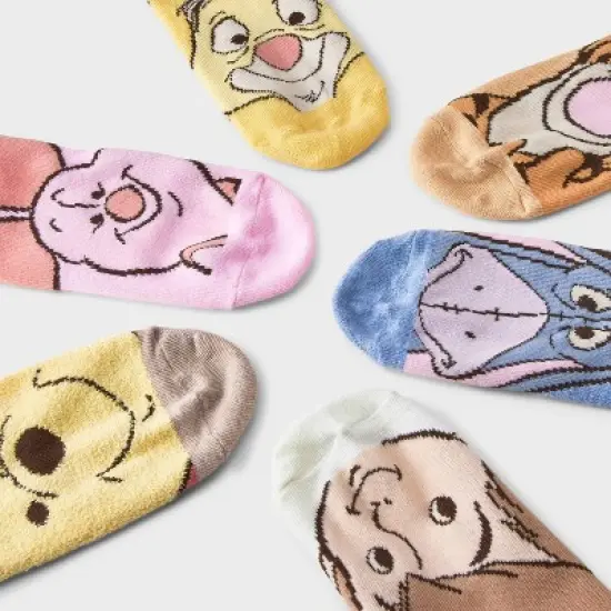 Women's Winnie The Pooh 6pk Low Cut Socks - Assorted Color 4-10 image {2}
