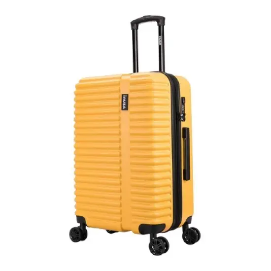 InUSA Ally Lightweight Hardside Large Checked Spinner Suitcase image {8}