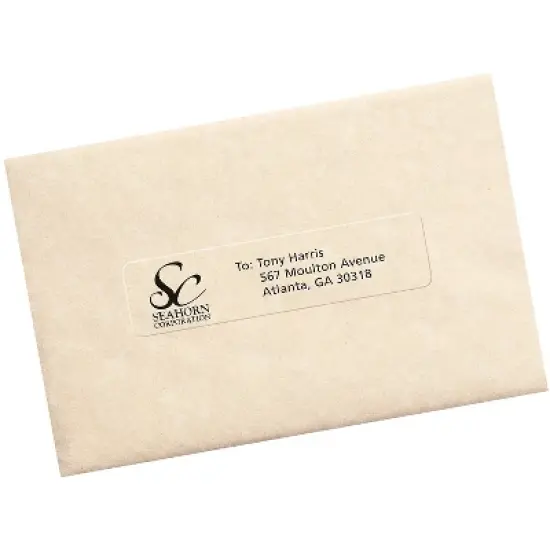 Avery Clear Easy Peel Address Labels Laser 1 x 4 1000/Box 5661 image {5}