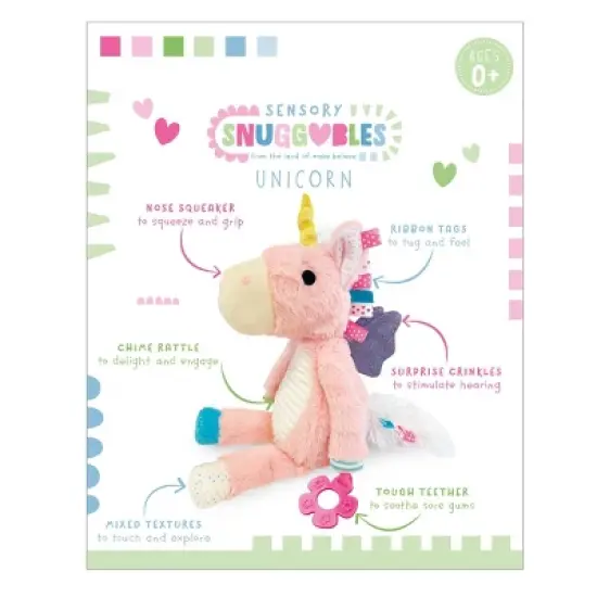 Make Believe Ideas Sensory Snuggables Plush Stuffed Animal - Unicorn image {2}