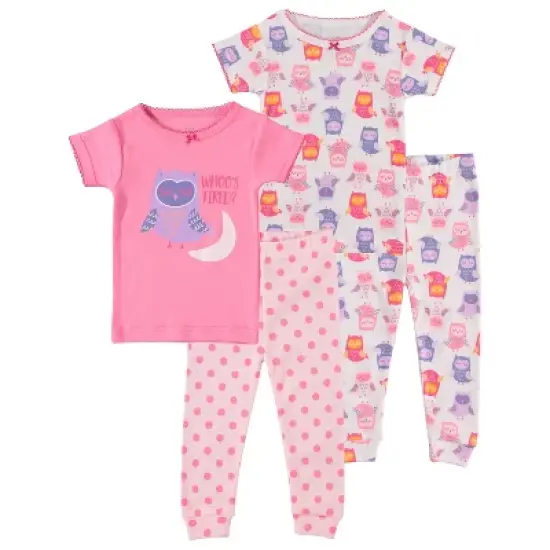 Cutie Pie Baby Girl Toddler and Infant Pajama Sleeper Set image {5}