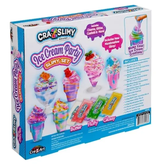 Cra-Z-Slimy Ice Cream Party Slimy Set image {6}