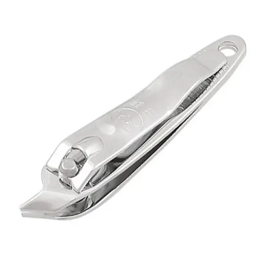 Unique Bargains Fingernail Slanted Tip Metal Nail Clipper Cutter Pedicure Manicure Tool Silver image {4}
