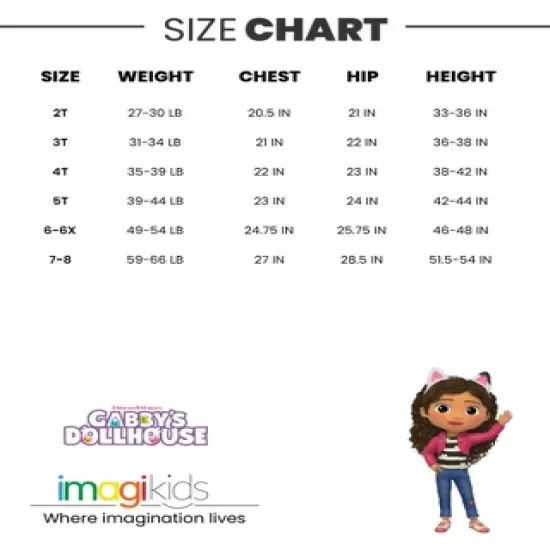 Dreamworks Gabby's Dollhouse Kitty Fairy Cakey Cat Gabby Girls Fleece Half Zip Hoodie Little Kid  image {6}