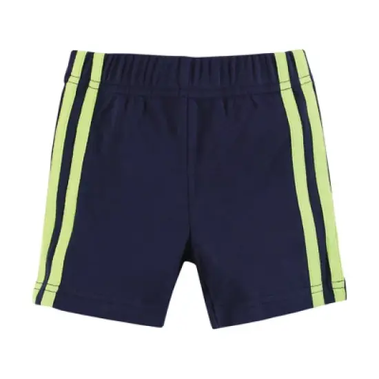 Hudson Baby Boy Shorts Bottoms 4-Pack, Gray Navy image {4}