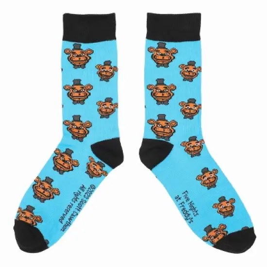 Five Nights at Freddy's Adult Casual Crew Socks (Pack of 5) image {5}