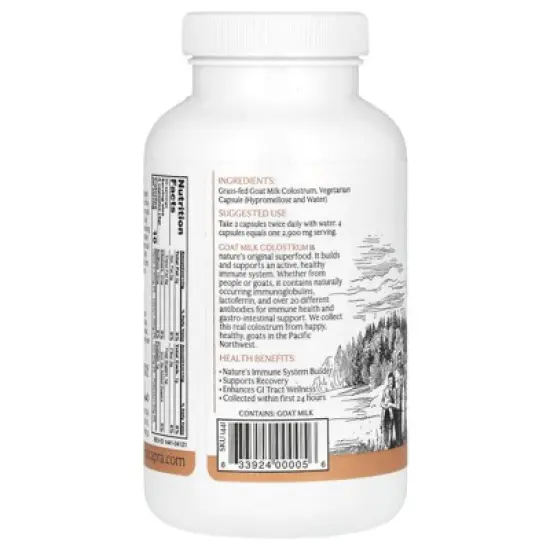 Mt. Capra Goat Milk Colostrum, 120 Capsules image {2}