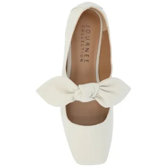 Journee Collection Womens Seralinn Tru Comfort Foam Mary Jane Slip On Square Toe Flats image {3}