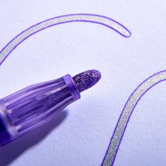 KINGART Outline Markers 12 Metallic Colors image {6}