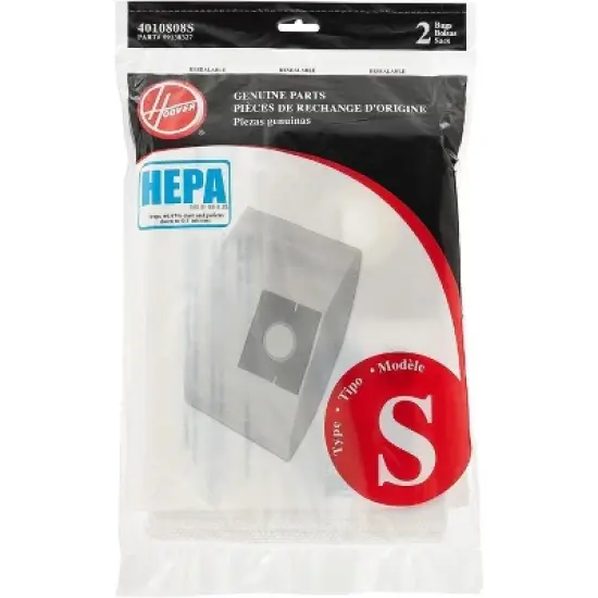 Hoover Type S HEPA Bag (4-Pack) 4010808S image {3}