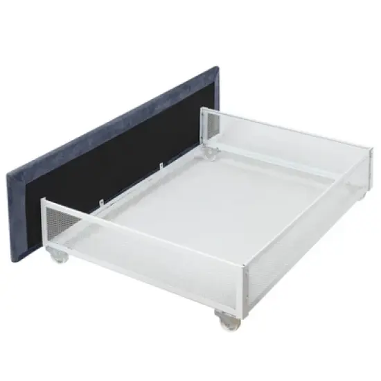 Laporte Upholstered Bed with 4 Side Drawers - miBasics image {9}