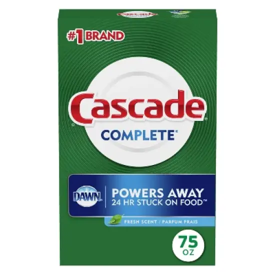 Cascade Fresh Scent Powder Dishwasher Detergent - 75oz image {9}