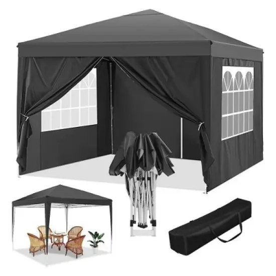 SUGIFT  Pop up Canopy Tent Instant Waterproof Folding Tent image {3}