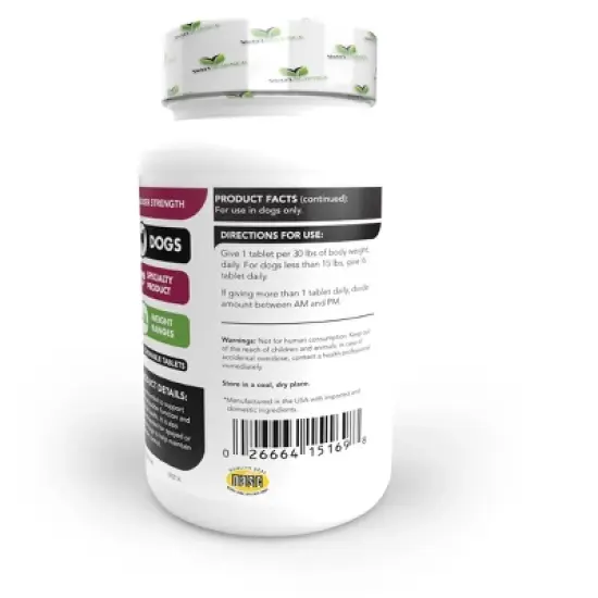 VetriScience Bladder Strength for Dogs, Urinary Tract Support, 90 Chewable Tablets image {1}
