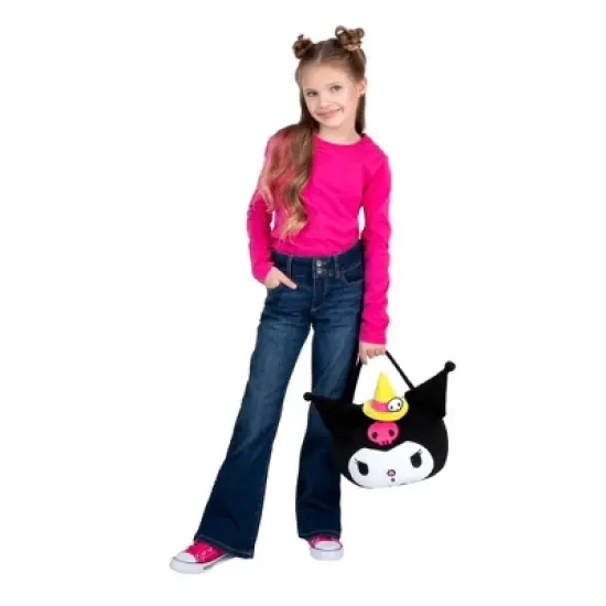 Hello Kitty Kuromi Halloween Trick or Treat Pail Costume Accessory Kit Black image {4}