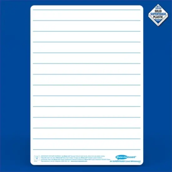 Show-me&reg; Classpack of 35 x A4 Lined/Plain Lapboards, with Pens, Erasers, Cleaner image {6}
