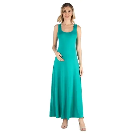 A Line Maxi Masternity Dress image {6}
